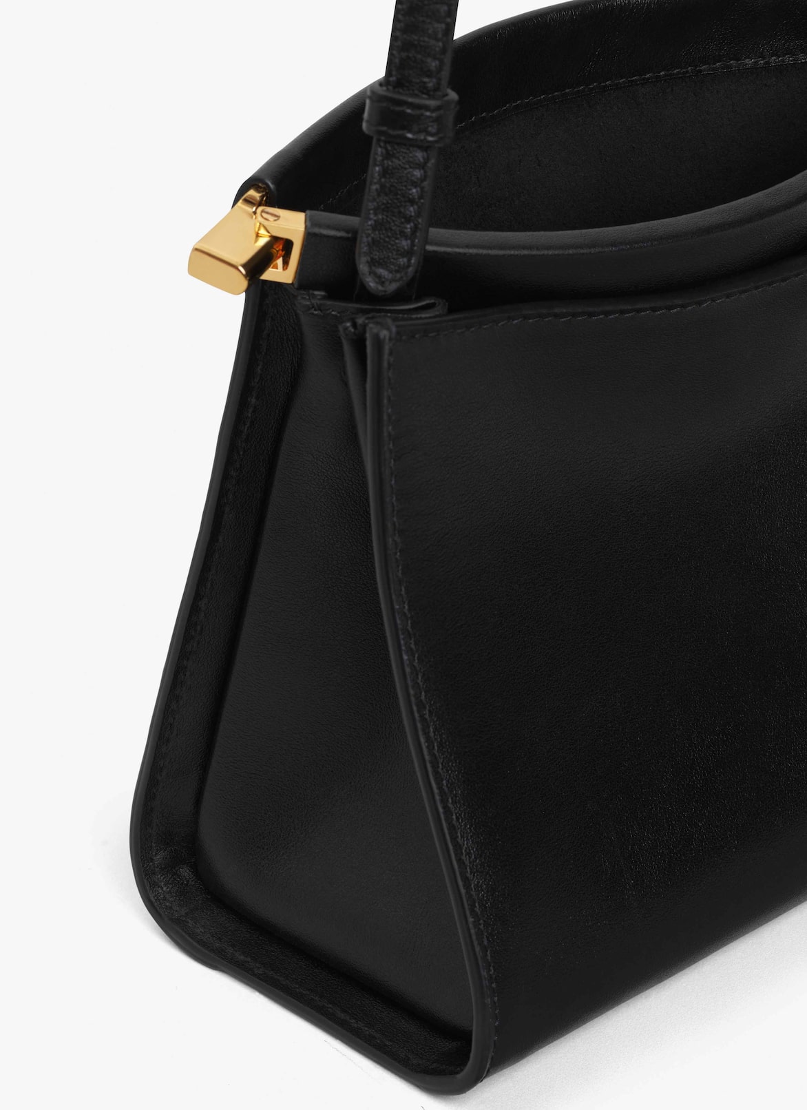 LE CLICK SMALL SQUARE BAG IN CALFSKIN ALAÏA BLACK LE CLICK SMALL SQUARE BAG IN CALFSKIN